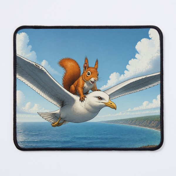 Item preview, Fletcher the squirrel & Lady Peckington designed and sold by Fruit-Fletcher.