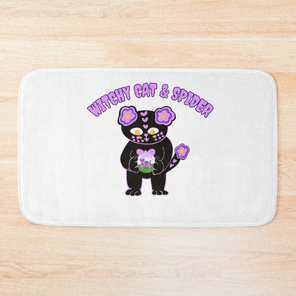 Item preview, Witchy cat and spider, Love cat and pet jumping spider designed and sold by BritishDelights.