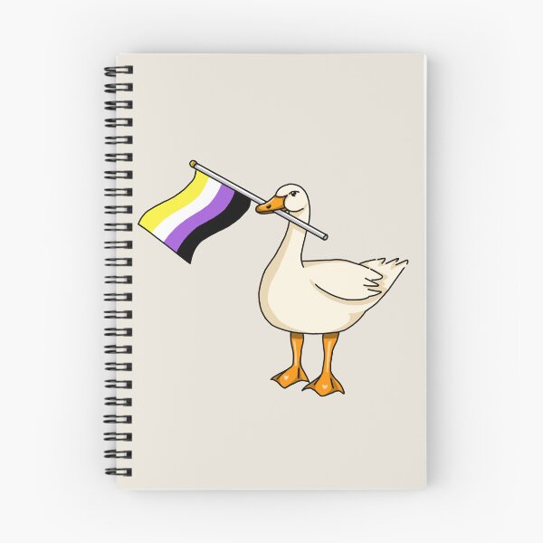 Item preview, Pride Goose - Non-Binary Flag designed and sold by LMaccaMakes.