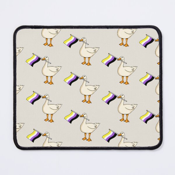 Item preview, Pride Goose - Non-Binary Flag designed and sold by LMaccaMakes.