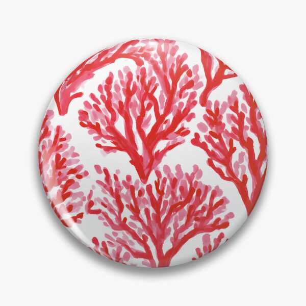 Item preview, Red corals on white gouache painting designed and sold by SophieClimaArt.