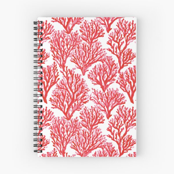 Item preview, Red corals on white gouache painting designed and sold by SophieClimaArt.