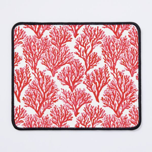 Item preview, Corales rojos sobre pintura al gouache blanco. designed and sold by SophieClimaArt.