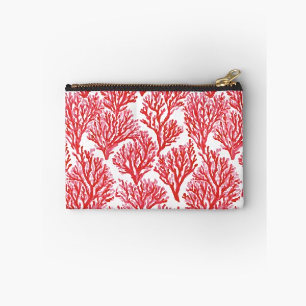 Item preview, Red corals on white gouache painting designed and sold by SophieClimaArt.