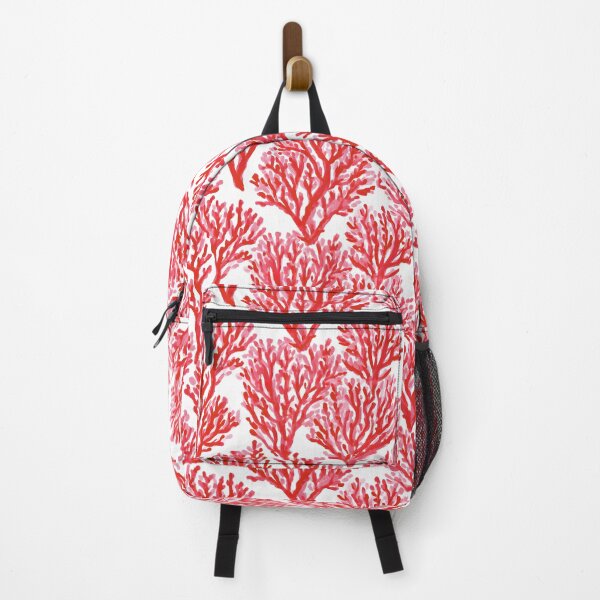 Item preview, Red corals on white gouache painting designed and sold by SophieClimaArt.