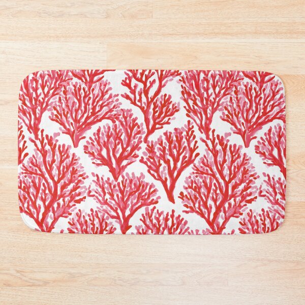 Item preview, Red corals on white gouache painting designed and sold by SophieClimaArt.