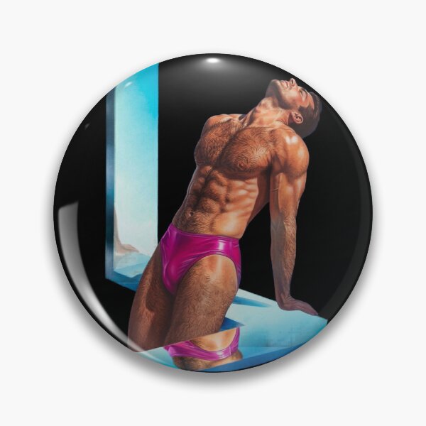 Item preview, Retro Poolside Aesthetic Masculine Art designed and sold by RahniNM.