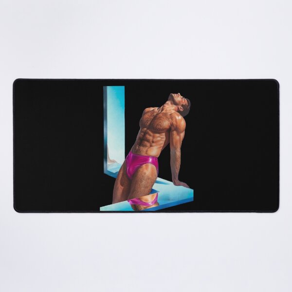 Item preview, Retro Poolside Aesthetic Masculine Art designed and sold by RahniNM.