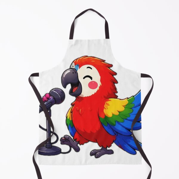 Item preview, Kawaii Singing Parrot designed and sold by DailyDoodlesBySumbul.