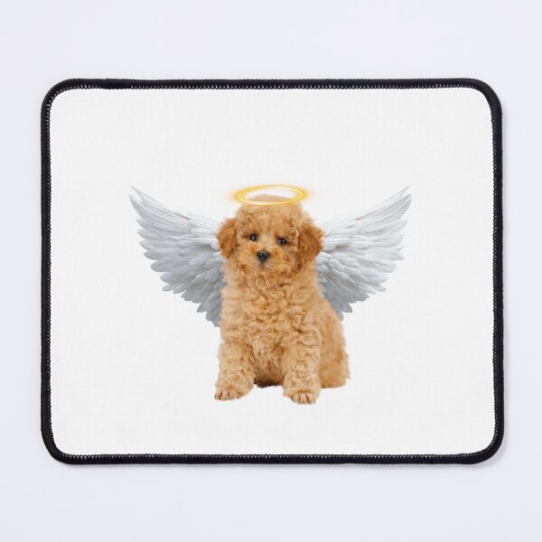 Item preview, Angel Poodle Puppy Wings Halo Cute Aesthetic Design designed and sold by chaos-and-curls.