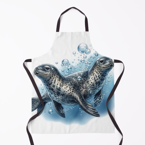 Item preview, Leopard Seal Wildlife Sticker | Ocean Animal Illustration designed and sold by Mathias Yakubu Design.