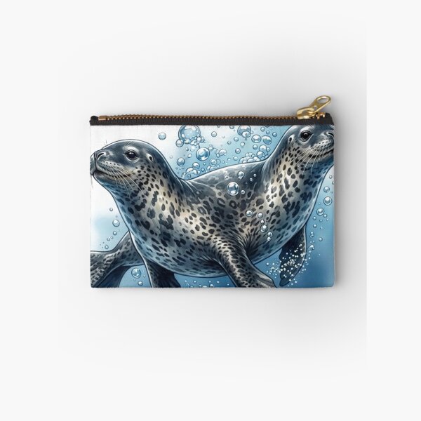 Item preview, Leopard Seal Wildlife Sticker | Ocean Animal Illustration designed and sold by Mathias Yakubu Design.