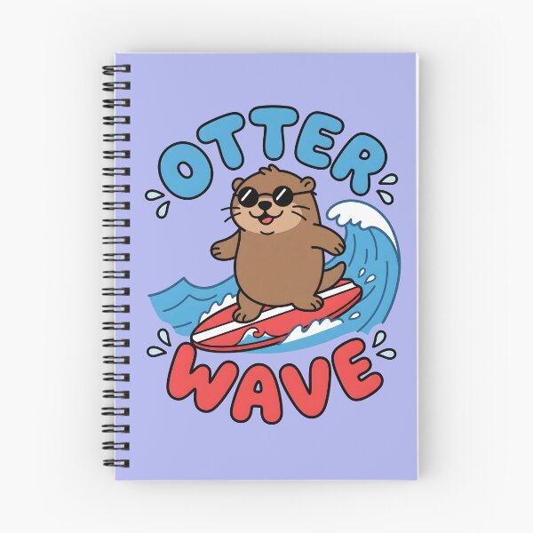 Item preview, Otter Wave – Cute Surfing Otter Design designed and sold by Sea Gem.