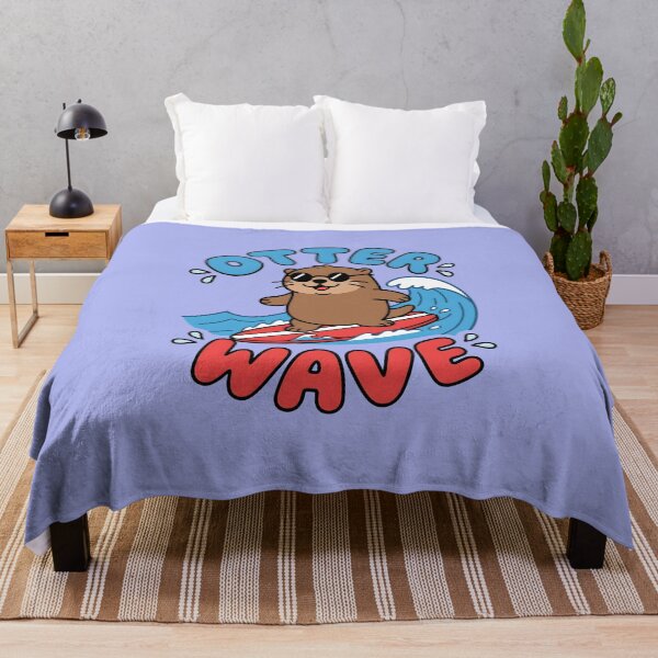 Item preview, Otter Wave – Cute Surfing Otter Design designed and sold by Sea Gem.
