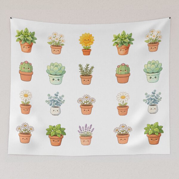 Item preview, Vintage Garden Cart Botanical Watercolor Illustration designed and sold by Spirit of Siam.