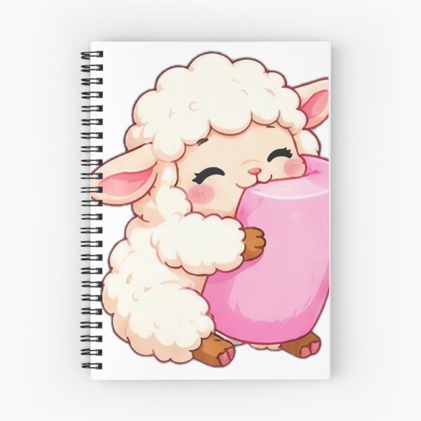 Item preview, Kawaii Lamb Pink Mug designed and sold by DailyDoodlesBySumbul.