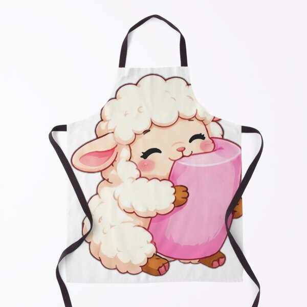Item preview, Kawaii Lamb Pink Mug designed and sold by DailyDoodlesBySumbul.