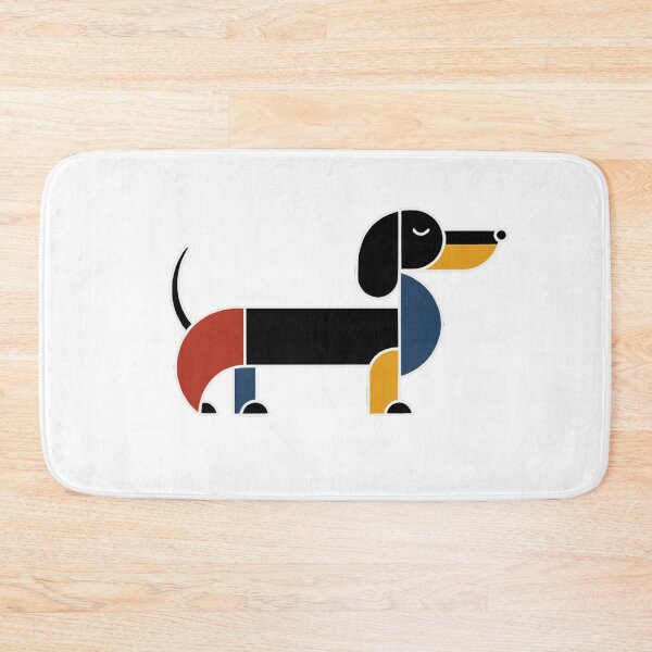 Item preview, Bauhaus Dachshund Design designed and sold by BarkhausStudio.