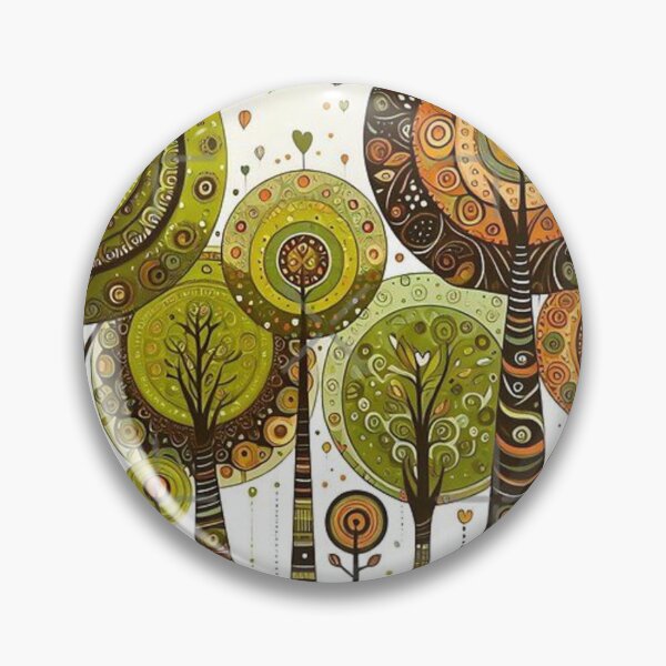 Item preview, Abstract forest illustration designed and sold by IvaiAna.