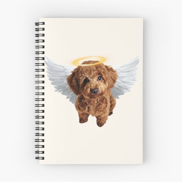 Artikelvorschau, Angel Poodle Puppy Wings Halo Cute Aesthetic Design entworfen und verkauft von chaos-and-curls.
