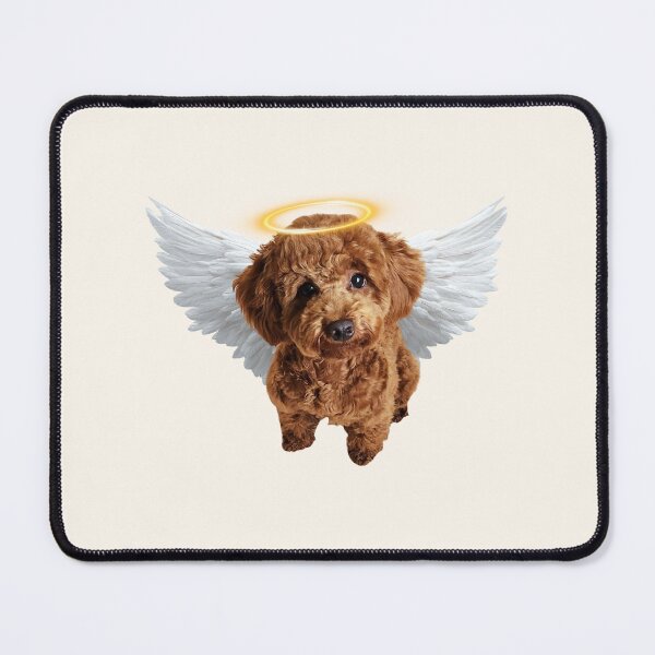 Item preview, Angel Poodle Puppy Wings Halo Cute Aesthetic Design designed and sold by chaos-and-curls.