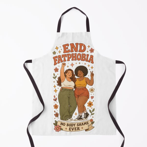 Item preview, End Fatphobia Body Positive Art designed and sold by Mas que un número.