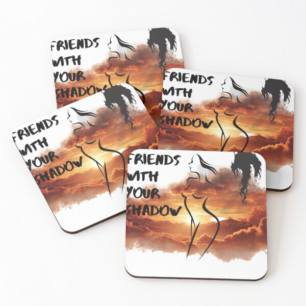 Item preview, Make Friends With Your Shadow Gothic Art designed and sold by AhmadAnnaPrints.