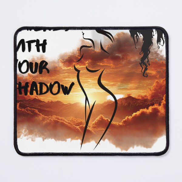 Item preview, Make Friends With Your Shadow Gothic Art designed and sold by AhmadAnnaPrints.