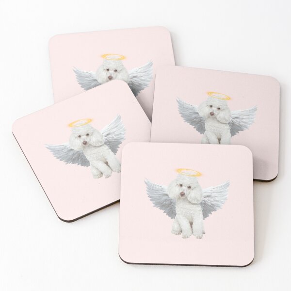 Item preview, Angel Poodle Puppy Wings Halo Cute Aesthetic Design designed and sold by chaos-and-curls.