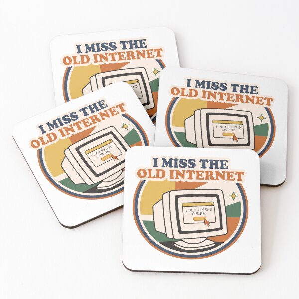 Item preview, I Miss The Old Internet Retro Computer designed and sold by Zerhof.