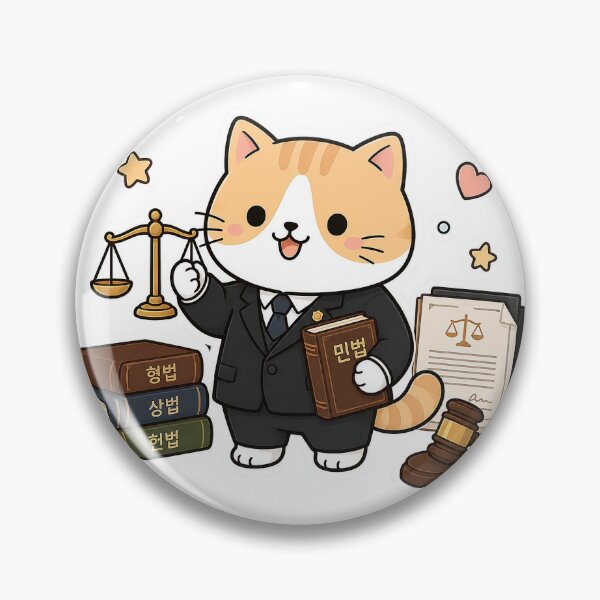 Item preview, Cute Lawyer Cat Kawaii Attorney Justice Kitty Legal Illustration designed and sold by NoopnyangStudio.