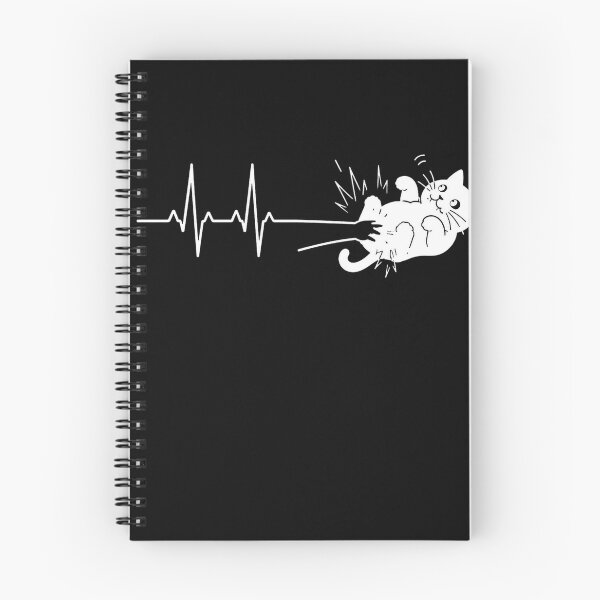 Item preview, ❤️ HEARTBEAT COLLECITON ❤️ - Interrupted by Cat Belly Trap - for dark backgrounds designed and sold by WheelieGdArt.