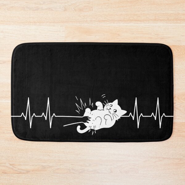 Item preview, ❤️ HEARTBEAT COLLECITON ❤️ - Interrupted by Cat Belly Trap - for dark backgrounds designed and sold by WheelieGdArt.