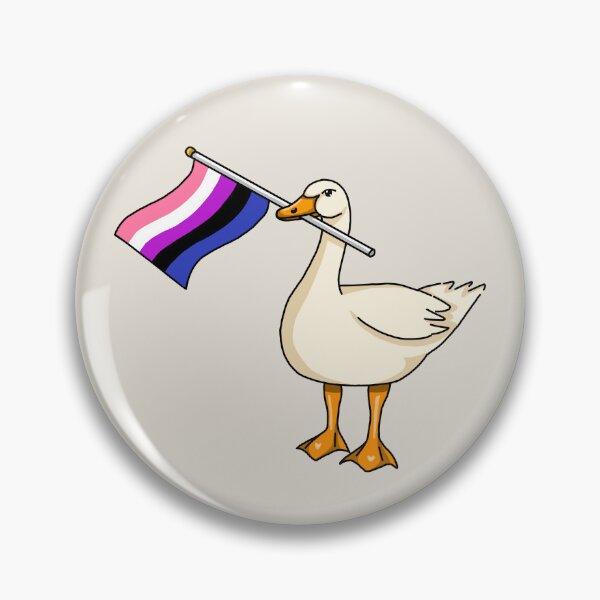 Item preview, Pride Goose - Genderfluid Flag designed and sold by LMaccaMakes.
