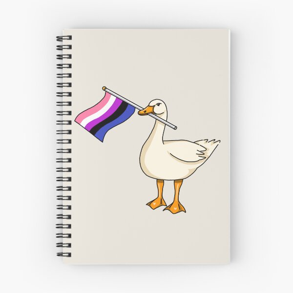 Item preview, Pride Goose - Genderfluid Flag designed and sold by LMaccaMakes.