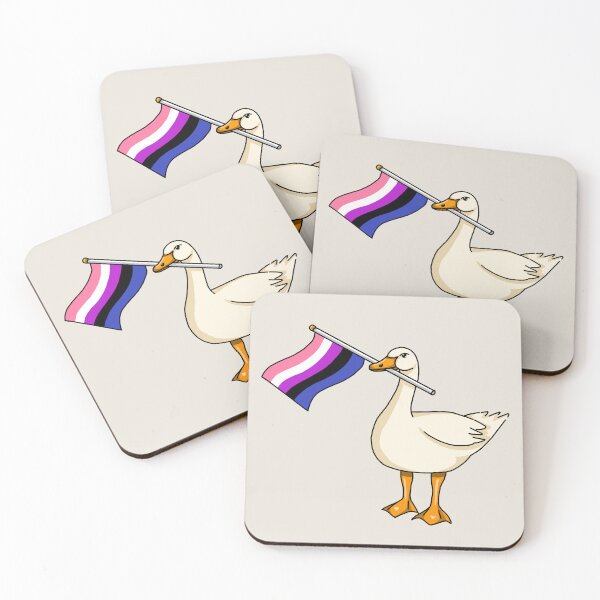 Item preview, Pride Goose - Genderfluid Flag designed and sold by LMaccaMakes.