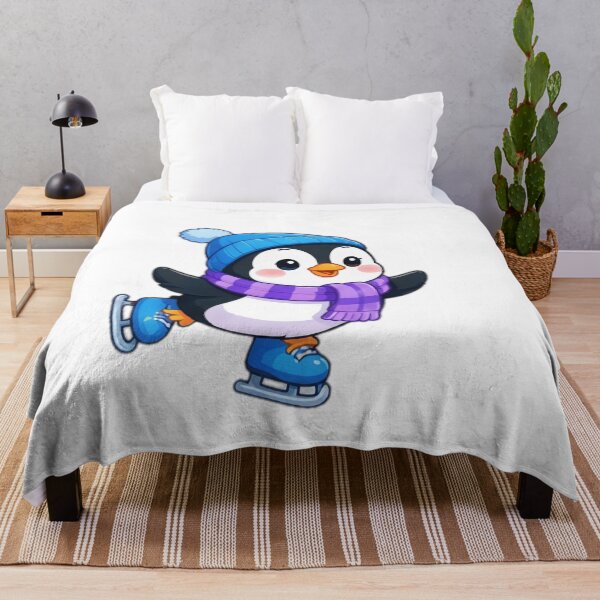Item preview, Kawaii Ice Skating Penguin designed and sold by DailyDoodlesBySumbul.
