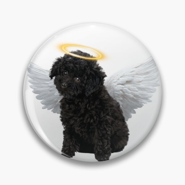 Item preview, Angel Poodle Puppy Wings Halo Cute Aesthetic Design designed and sold by chaos-and-curls.