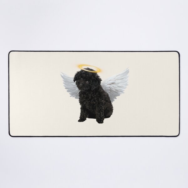 Item preview, Angel Poodle Puppy Wings Halo Cute Aesthetic Design designed and sold by chaos-and-curls.
