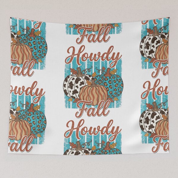 Item preview, Howdy Fall Cowboy Pumpkin Cluster designed and sold by hidetheyasin.