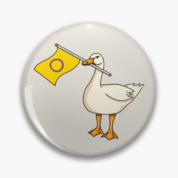 Item preview, Pride Goose - Intersex Flag designed and sold by LMaccaMakes.