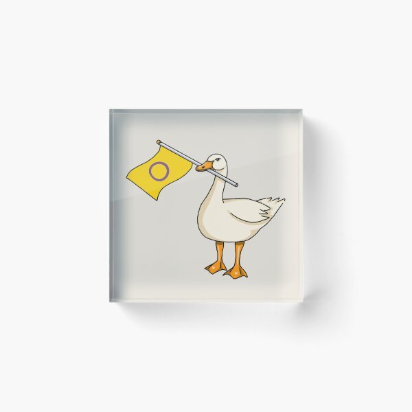 Item preview, Pride Goose - Intersex Flag designed and sold by LMaccaMakes.