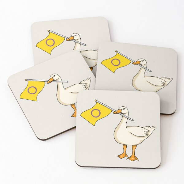 Item preview, Pride Goose - Intersex Flag designed and sold by LMaccaMakes.