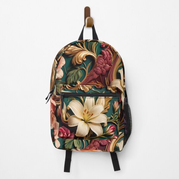 Item preview, Luxury Art Nouveau Floral Pattern with Roses and Lilies designed and sold by jo-e-basta.