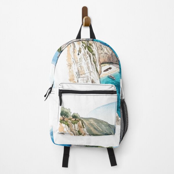 Item preview, Zakynthos Greece Travel Sticker | Mediterranean Island Art designed and sold by Mathias Yakubu Design.