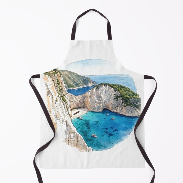 Item preview, Zakynthos Greece Travel Sticker | Mediterranean Island Art designed and sold by Mathias Yakubu Design.
