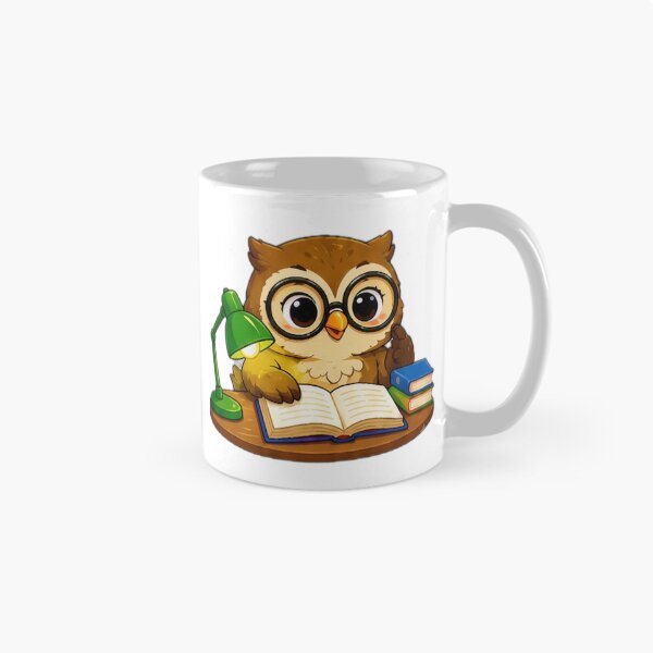 Item preview, Kawaii Study Owl designed and sold by DailyDoodlesBySumbul.