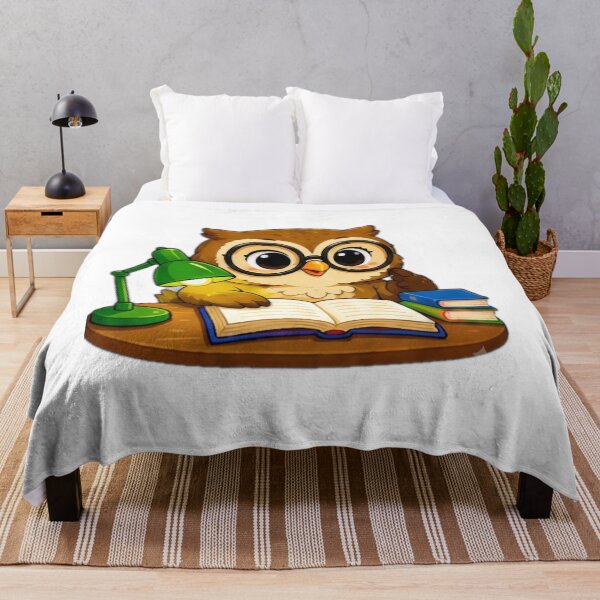 Item preview, Kawaii Study Owl designed and sold by DailyDoodlesBySumbul.