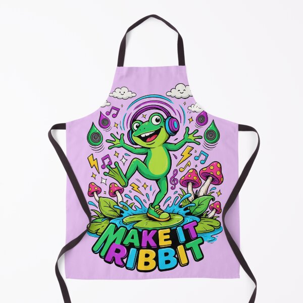 Item preview, Make It Ribbit Dancing Frog Music Design designed and sold by CutePawCreation.