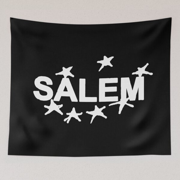 Aperçu de l'œuvre Logo blanc du groupe Salem Stars créée et vendue par starlettexoxo.